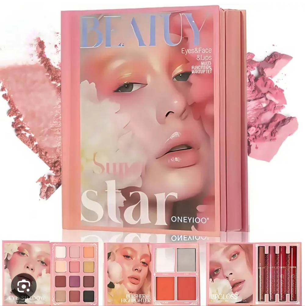 Sun Star Makeup Palette - Eyes, Face And Lips NIP